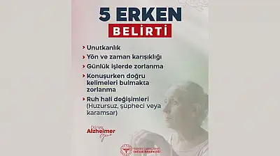 Sağlık'tan Alzheimer Bilgilendirmesi