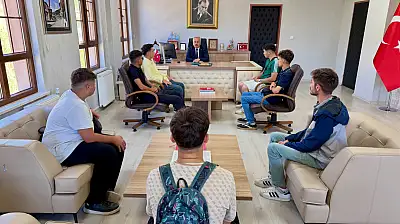 Kastamonu'ya Gelen Çocuklar İl Müdürlüğünü Ziyaret Etti