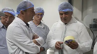 Süt İşleme Tesisine Onay Belgesi Verildi