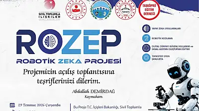 Taşköprü'de 'Robotik Zeka Projesi' Tanıtılıyor