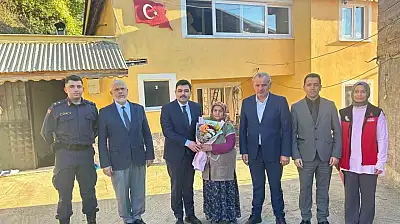 Türkeli'de şehit ailesine vefa