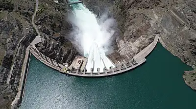Türkiye'de Nisanda Hidrolik Santrallerden Elektrik Üretimi Tüm Zamanların En Yüksek Seviyesine Ulaştı