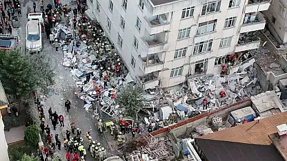 7 Katlı Binada Kısmi Çökme Meydana Geldi