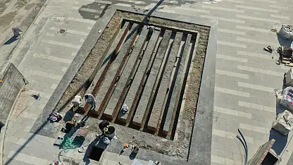 Köprübaşı Meydanı Baştan Aşağı Değişiyor