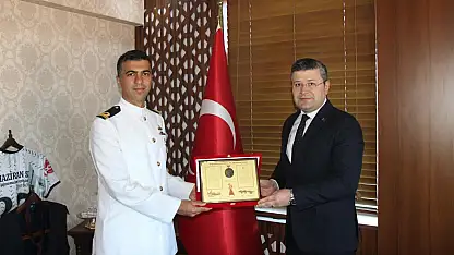 TCG Kilimli Gemi Komutanlığı'ndan Kaymakam Necdet Uçar'a Ziyaret