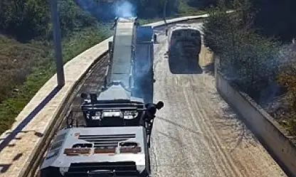 14 Bin Metrekarelik Yol Yenileniyor
