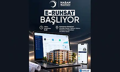Kastamonu'da E-Ruhsat Dönemi Başlıyor