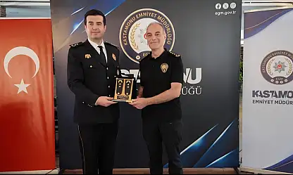 Kastamonu'da Emniyet Personeli İçin Rütbe Terfi Töreni Düzenlendi