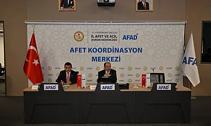 Kastamonu'da İl Taşkın Koordinasyon Toplantısı Yapıldı