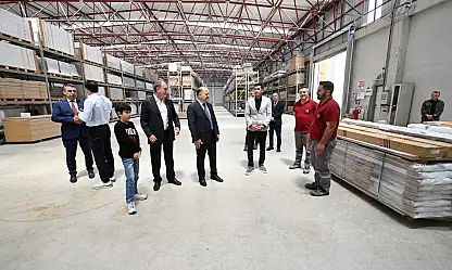 Vali Meftun Dallı, DORTEK Fabrikası'nı Ziyaret Etti