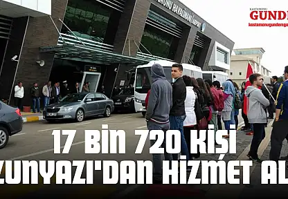 17 Bin 720 Kişi Uzunyazı'dan Hizmet Aldı