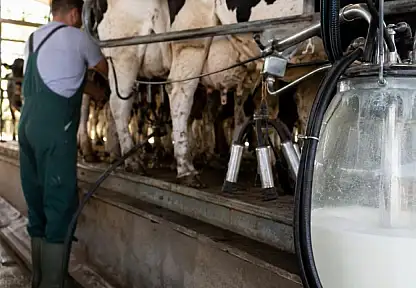 987 Bin Ton İnek Sütü Toplandı