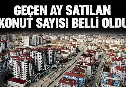 Kastamonu'da Geçen Ay Satılan Konut Sayısı Belli Oldu