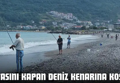Oltasını Kapan Deniz Kenarına Koştu