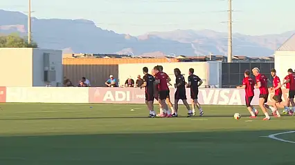 A Milli Futbol Takımı, ABD Maçının Hazırlıklarına Başladı