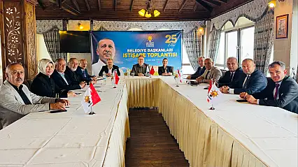 Belediye Başkanları İstişare Ve Değerlendirme Toplantısı Yapıldı