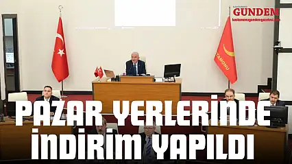 Pazar Yerlerinde İndirim Yapıldı
