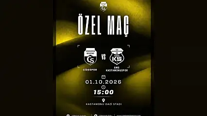 Cidespor İle GMG Kastamonuspor Özel Maçta Karşılaşacak