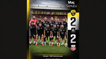 Cidespor ile GMG Kastamonuspor Berabere Kaldı