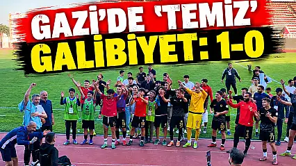 Gazi'de 'Temiz' Galibiyet: 1-0