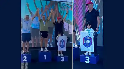 İnebolulu Yüzücü Hasan Heke, Üçüncü Oldu