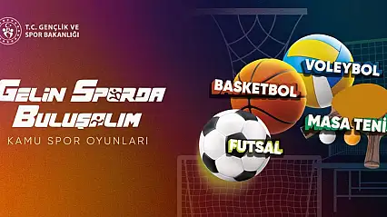 Kamu Spor Oyunları'nın Başvuruları Başladı