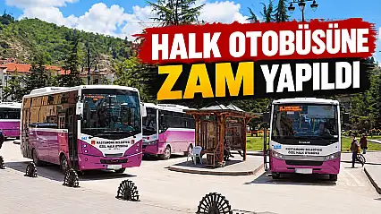Özel Halk Otobüsü Ücretlerine Zam