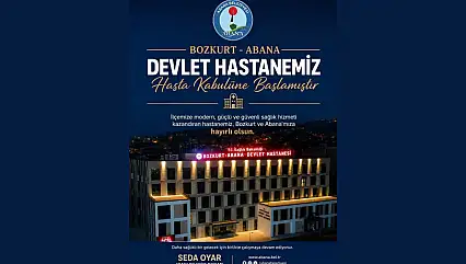 Bozkurt-Abana Devlet Hastanesi Hasta Kabulüne Başladı