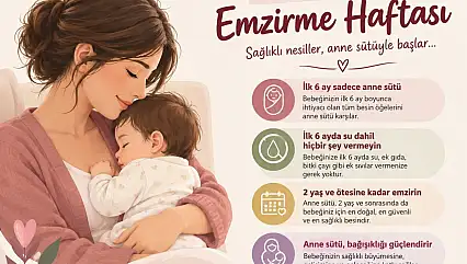 Emzirme Haftası'nda Anne Sütünün Önemine Dikkat Çekildi