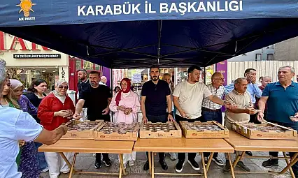 AK Parti'den vatandaşlara lokma ikramı