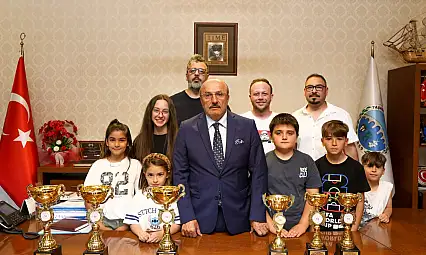 Başkan Arslan, Şampiyon Sporcuları Ağırladı