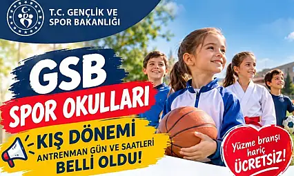 GSB Spor Okulları'nda Kış Dönemi Başlıyor