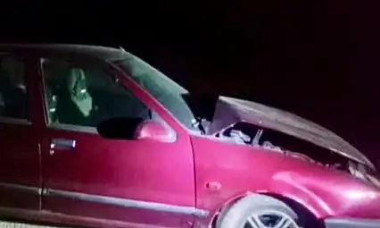 İki otomobil çarpıştı: Sürücüler burnu bile kanamadan kurtuldu