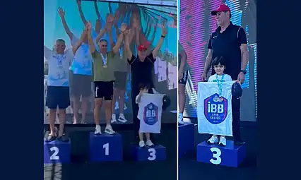 İnebolulu Yüzücü Hasan Heke, Üçüncü Oldu