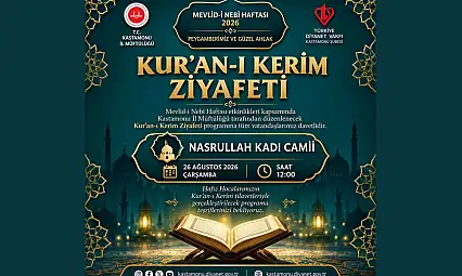 Kur'an-ı Kerim Ziyafeti Düzenlenecek