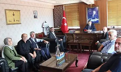 MHP İlçe Yönetiminden Kaymakam Uçar'a Ziyaret