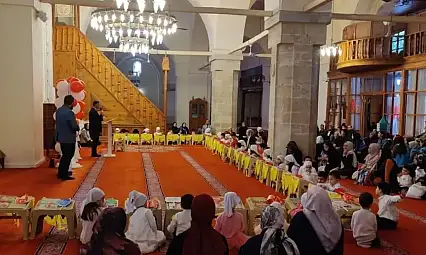 Sinop'ta miniklerin Kur'an-ı Kerim heyecanı
