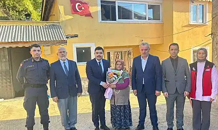 Türkeli'de şehit ailesine vefa