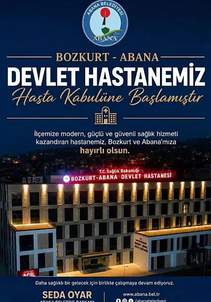 Bozkurt-Abana Devlet Hastanesi Hasta Kabulüne Başladı