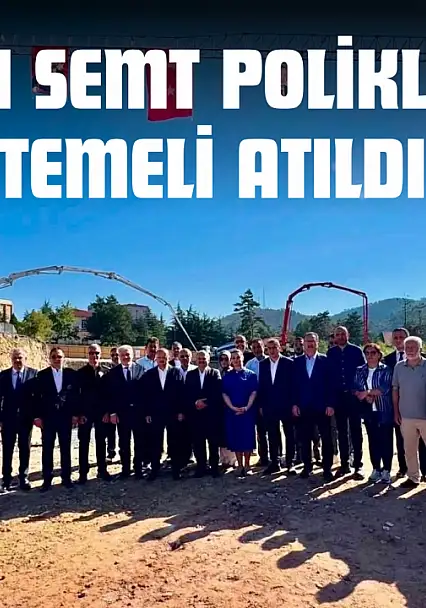 Olukbaşı Semt Polikliniği'nin Temeli Atıldı