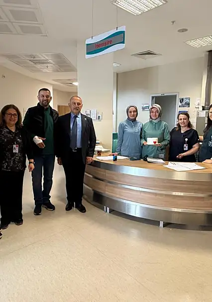 Sağlık-Sen Kastamonu Şubesi'nden Hemşireler Haftası Ziyareti