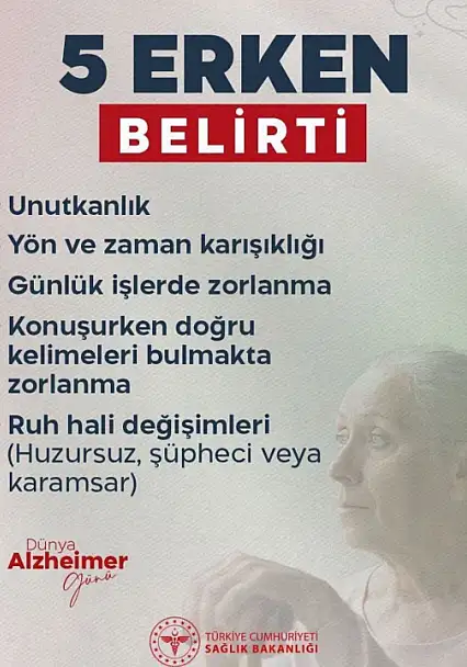 Sağlık'tan Alzheimer Bilgilendirmesi