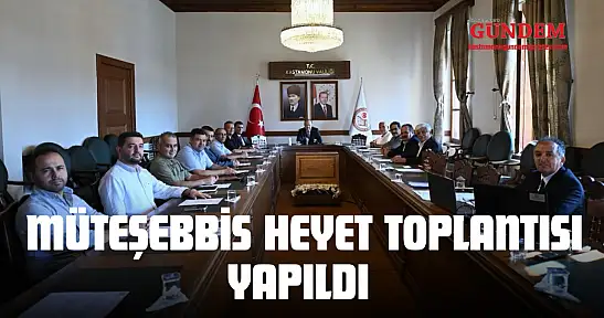 Devrekani TDİOSB Müteşebbis Heyet Toplantısı Yapıldı