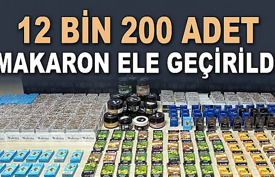 12 Bin 200 Adet Makaron Ele Geçirildi!