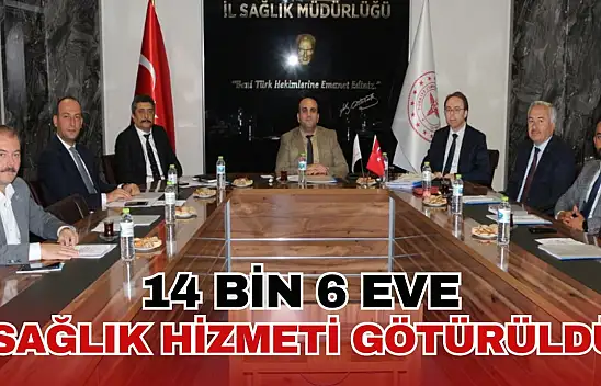 14 Bin 6 Eve Sağlık Hizmeti Götürüldü