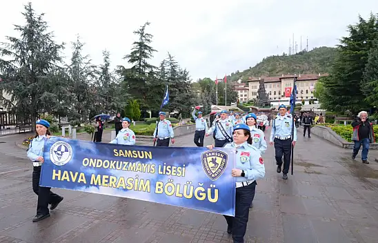 19 Mayıs Coşkusu Bando Gösterisiyle Taçlandı