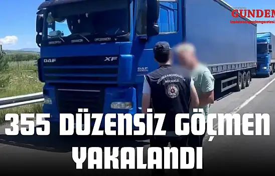 355 Düzensiz Göçmen Yakalandı