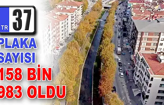 37 Plaka Sayısı 158 Bin 983 Oldu