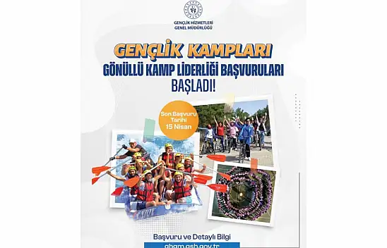 660 Gönüllü Kamp Lideri Aranıyor