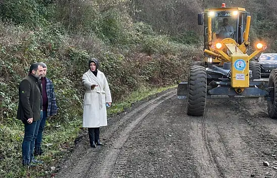 Abana'da Yol Onarım Çalışmaları Başladı